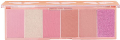 MR.THINDZ New_New shimmer & matte highlighter & blush 3 in 1 blush palette(MULTI COLOR)