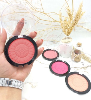 MYEONG Brown Shade Face Blusher Matte Mousse Texture Silky Smooth Face(Brown)