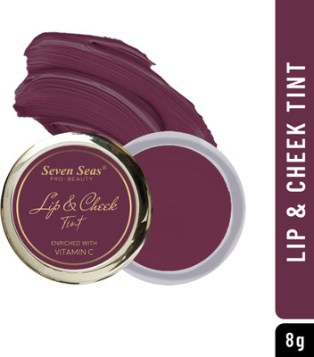 Seven Seas Lips & Cheek Tint With Enriched With Vitamin C Tint With Brush(Wine Berry)