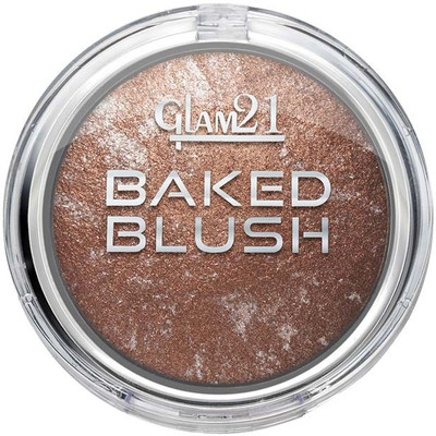 Glam21 Baked Blusher Highly Pigmented Formula, Long-Lasting, Illuminating Texture(Shade-09)