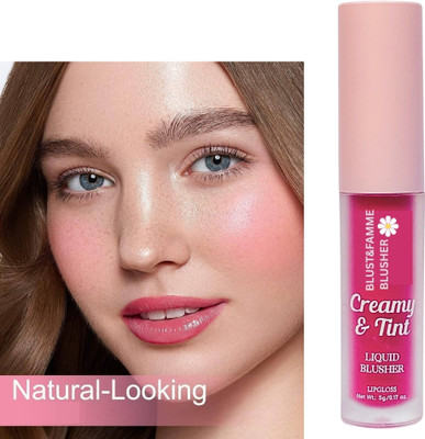 BLUST&FAMME Liquid Blush Stick For Cheeks, Soft Cream Face Cheek Tint 1(pink)