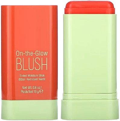 Maryville On-the-Go Makeup Blusher | Solid Moisturizer Stick | Multi-Use Long Lasting(orange)