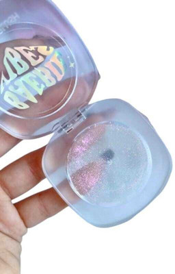 LOVE HUDA Color Changing PH Jelly 3in1 Crystal Blush Blusher Highlighter For Cheeks Makeup(Korean Shimmer Magic Cheek Cream Transparent Pink Make Up)