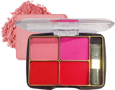 Neycare BEST 4 COLOR INTENSE MATTE BLUSHER PALETTE(MULTI COLOR)