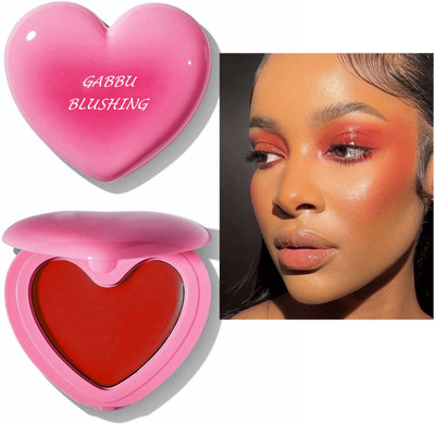 GABBU Cream Matte Blush Makeup, Weightless and Blendable | Effortless Application.(RED)