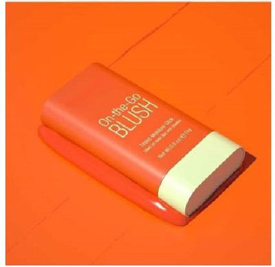 Yelfo Cream Blush Stick - Multi-Use Makeup Stick for Cheeks(orange, 30 g)