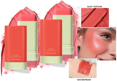 tanvi27 Cream Blusher, Velvet Matte Texture Blush Face Stick(Peachy Orange)