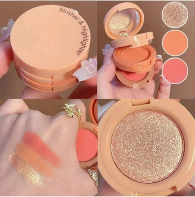 BLUEMERMAID PROFESSIONAL 3 IN 1 BLUSHER WITH MATTE FINISH(JK-03)