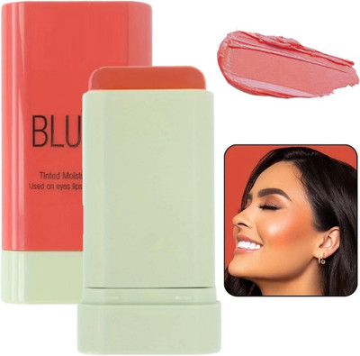 ADJD Peach Multi Stick Blush for Cheeks & Lip Tint & Eyeshadow Makeup(Peach)