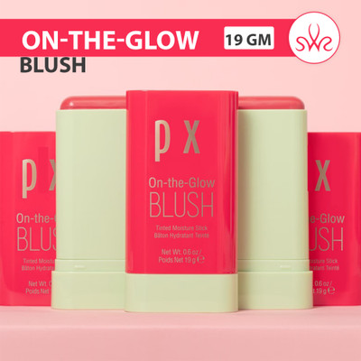 SWR On-the-Glow Blush - Hydrating Tinted Moisture Stick for Natural Glow(Ruby)