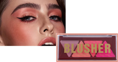 Maryville 4 in 1 color shade new matte color blusher palette pack of 1(MULTI COLOR)