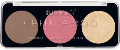 SWISS BEAUTY Cheek-A-Boo Contour + Blusher + Highlighter(1)