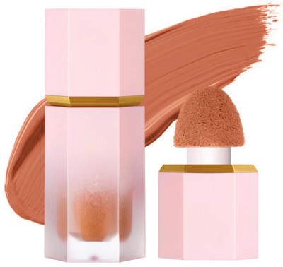 HUZURLU Celeb Glow Liquid Blusher Highlighter Tint For Celeb Like Glowing Skin(BROWN)
