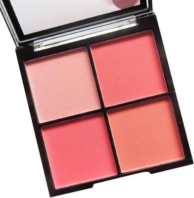 winry Cheek Blusher 4IN 1 Blusher Pallete For All Skin Type(MULTICOLOUR)