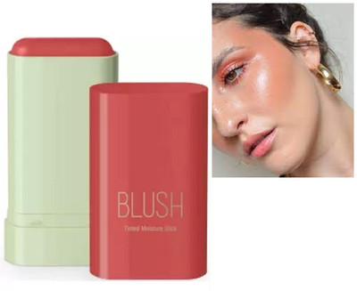 GABBU Creamy Lightweight Multi-Stick Blusher Moisturize and Blendable Blush(coral oranage)