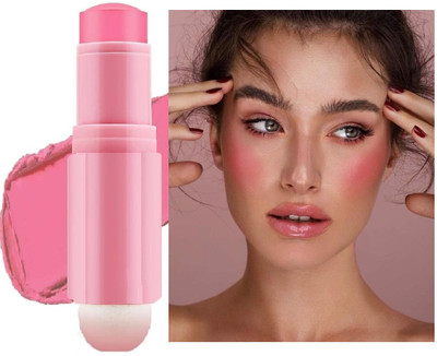 REIMICHI Blusher Moisturizer Stick Multi-Use Long Lasting Cream Blusher Stick(pink)