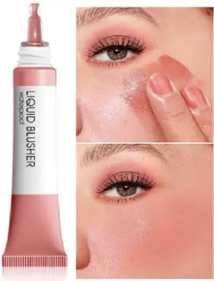GABBU Liquid Cheek Blush shing Blusher Gel Cream Multi-purpose Eye Shadow Lip Gloss(PEACH)