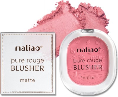 maliao Pure Rouge Blusher Matte - Natural Flush for Radiant Cheeks(02-FRESH ROSE POWDER)