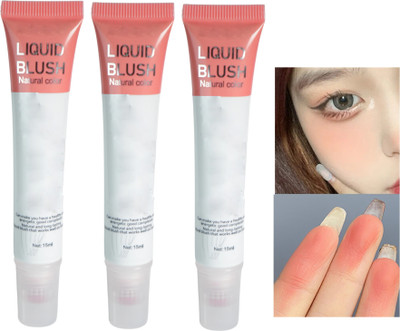 ADJD Highly Pigmented Liquid Blusher for Face Makeup(Orange)
