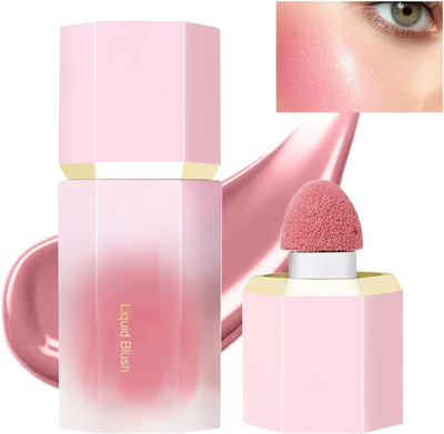 Vyomiris Gel-Cream Blush with Sponge Tip Applicator Liquid Blush(PEACH)