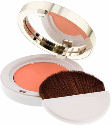REIMICHI professional makuep blusher with attached mirror and brush(coral orange)