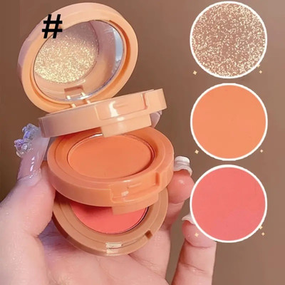 GULGLOW99 3 IN ONE EYE SHADOW ,HIGHLIGHTER,BLUSHER KIT FOR MAKEUP 4.8 g(MULTICOLORS)