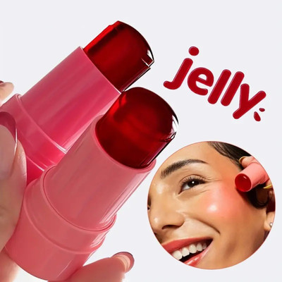 WOONGMI Cooling Water Jelly Tint Blush Stick, Multi-Use Cheek and Lip(Multi)
