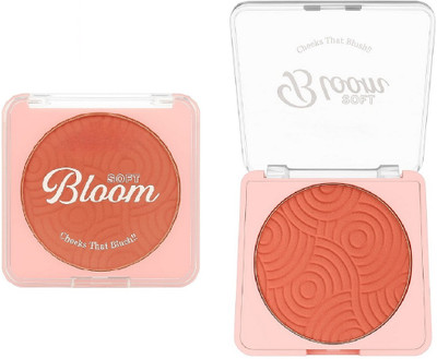 nuvya Seamless Blending Blusher with Soft Touch Texture S1(Salmon)