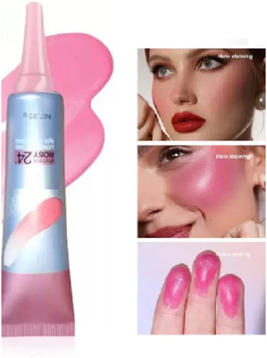 GABBU pink Matte Poreless (2 in 1 Lip & Cheek blusher)*(rose pink)