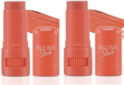 EVERERIN 3 in 1 Blusher Stick Lightweight & Long-Lasting Formula Effortless Application(Blushing pink)