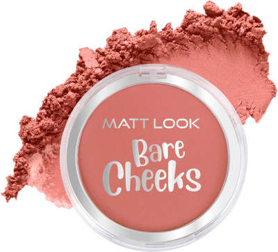 MATTLOOK Bare Cheeks Ultra Pigmented and Blendable for Natural Glow Blusher Palette(05 Woo me)