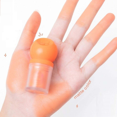 EVERERIN Korean Velvet Smooth Face Blusher Highly Pigmented & Easy to Blend(orange)