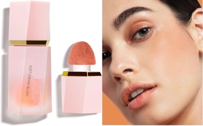 HUZURLU 3 in 1 Lip, Eye & Cheek Tint & BlusRichness of Vitamin E and Jojoba Oil(Pinkish Tan)