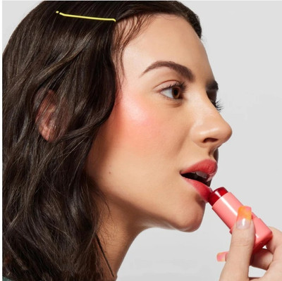 Arcanuy Cooling Water Jelly Tint Blush Stick, Multi-Use Cheek and Lip(RED)
