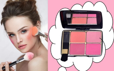 JANOST 4 in 1 beauty full Amezing Blusher Palette (MULTICOLOR)(Multicolor)