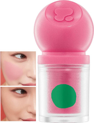 GABBU Long Lasting & Lightweight Blusher for Face, Eye & Lips with Sponge Tip(Baby Pink)