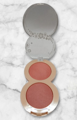 HUZURLU DUAL BLUSH & HIGHLIGHTER PALETTE-03(BABY PINK, MAUVE)