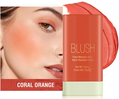 ADJD Blush for Cheeks & Lip Tint Multi Stick Makeup(PEACH)