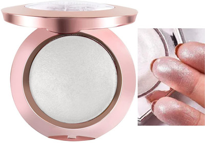 Yuency BEST BAKED WHITE SHIMMER BLUSHER AS HIGHLIGHTER(WHITE)