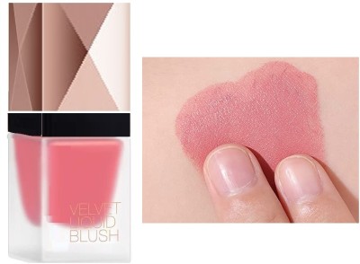 Yuency LONG WEAR VELVET TOUCH SOFT LIQUID BLUSH MAKEUP .(PEACH ROSE)