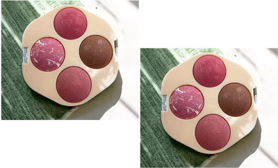 GABBU New Matte Blusher Palette with Shimmer makeup look(muliti color)