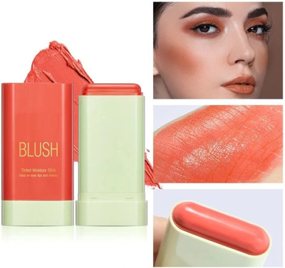 tanvi27 All day use setting face makup waterproof bluhser(orange)