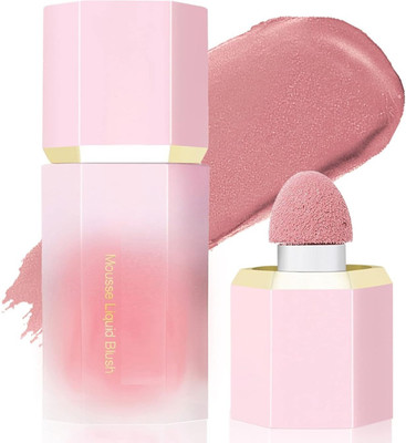 FLORERO Liquid Velvet Peach matte Makeup Blusher(light pink)