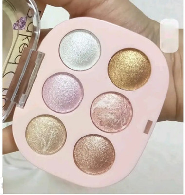 Arcanuy Blush Highlighter & Shimmer Eyeshadow Kit Highly Pigmented(MULTI COLOUR)