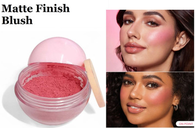 GULGLOW99 Lightweight Matte Blush Powder(RED)
