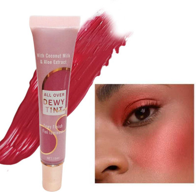 WECHARMERZ All Over Dewy Tint Blush Dewy Finish Fini Lumineux(Red Alert)