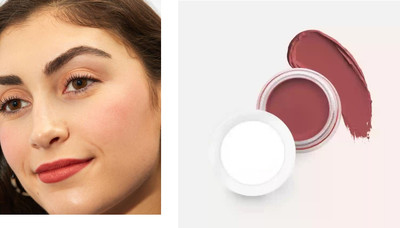 AFARAXIA brown blusher Natural Finish, Smooth & Blendable Formula(brown)