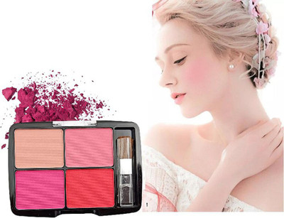 KAIASHA BEST PROFESSIONAL 4 IN 1 BLUSHER PALETTE(MULTICOLOR)