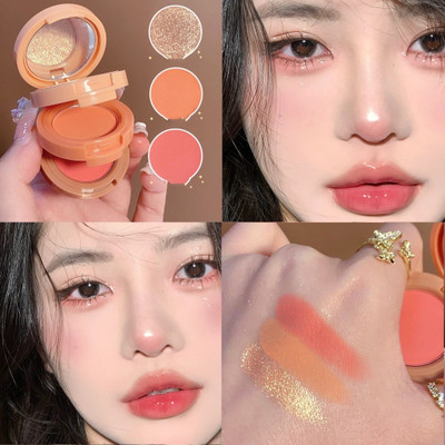 WOONGMI Highly Pigmented | Long-Lasting Formula Matte Blush For Womens & Girls(Multi)