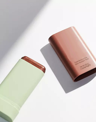 ADJD Natural Cream Blush Stick - Multi-Use Makeup Stick for Cheeks and Lips(BROWN)